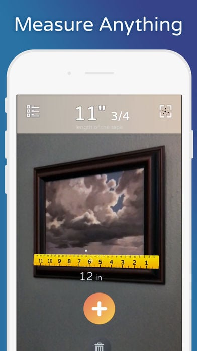 iOS screen Airmeasure