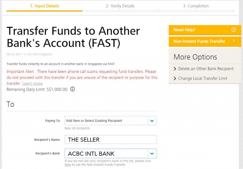 Make payments directly to the seller