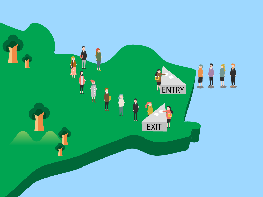 where have foreigners gone?