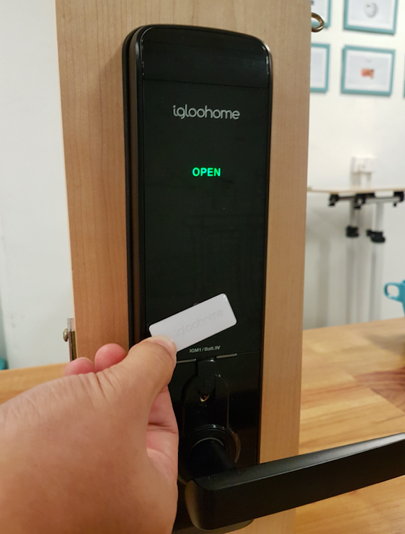testing the mortise in the office