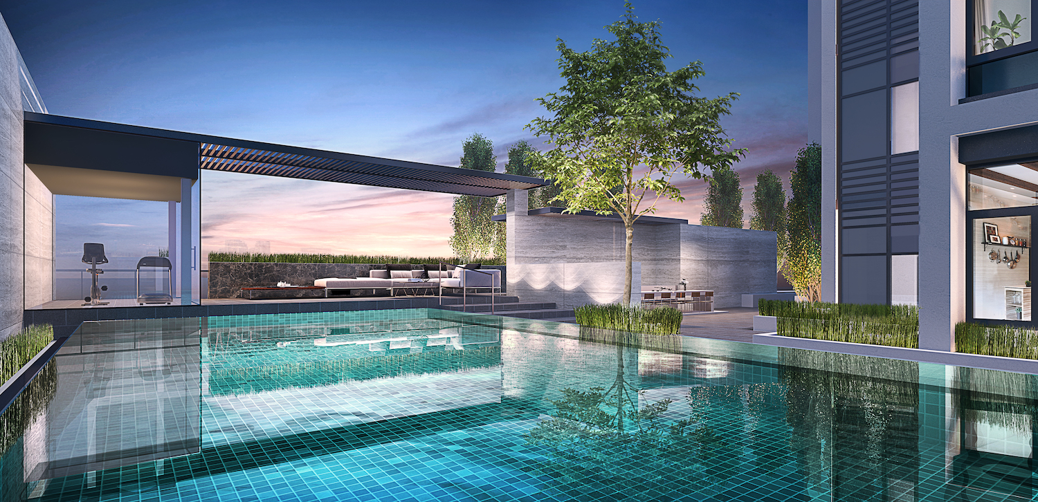 sixteen35 residences facilities lap pool