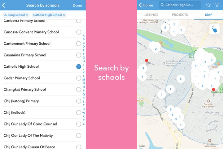 99.co Search by Schools Bishan