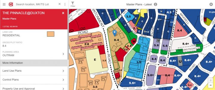 how to read ura masterplan