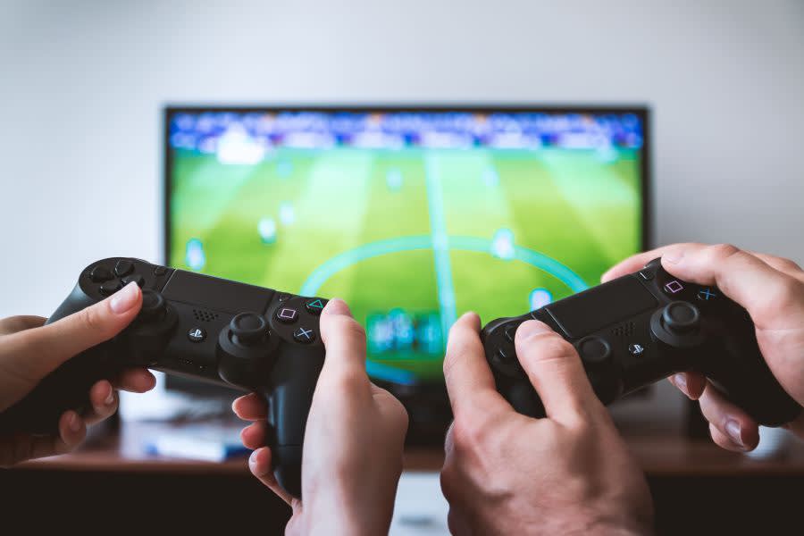 Student tenants playing video game