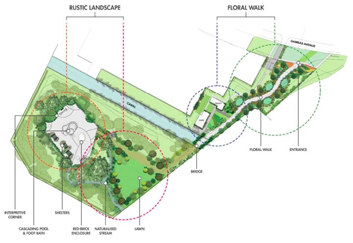 Canberra Singapore Sembawang Hot Springs Park Map