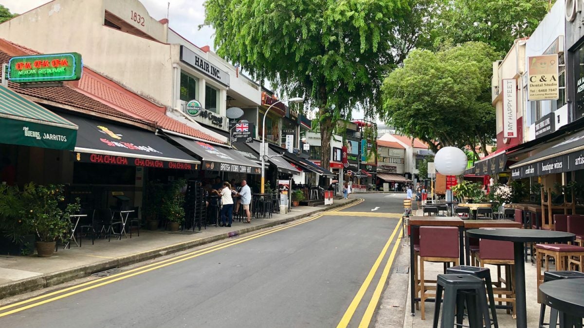 holland village is a popular enclave with eateries and watering holes