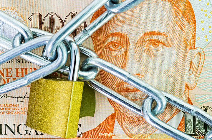 100 Singapore dollar note