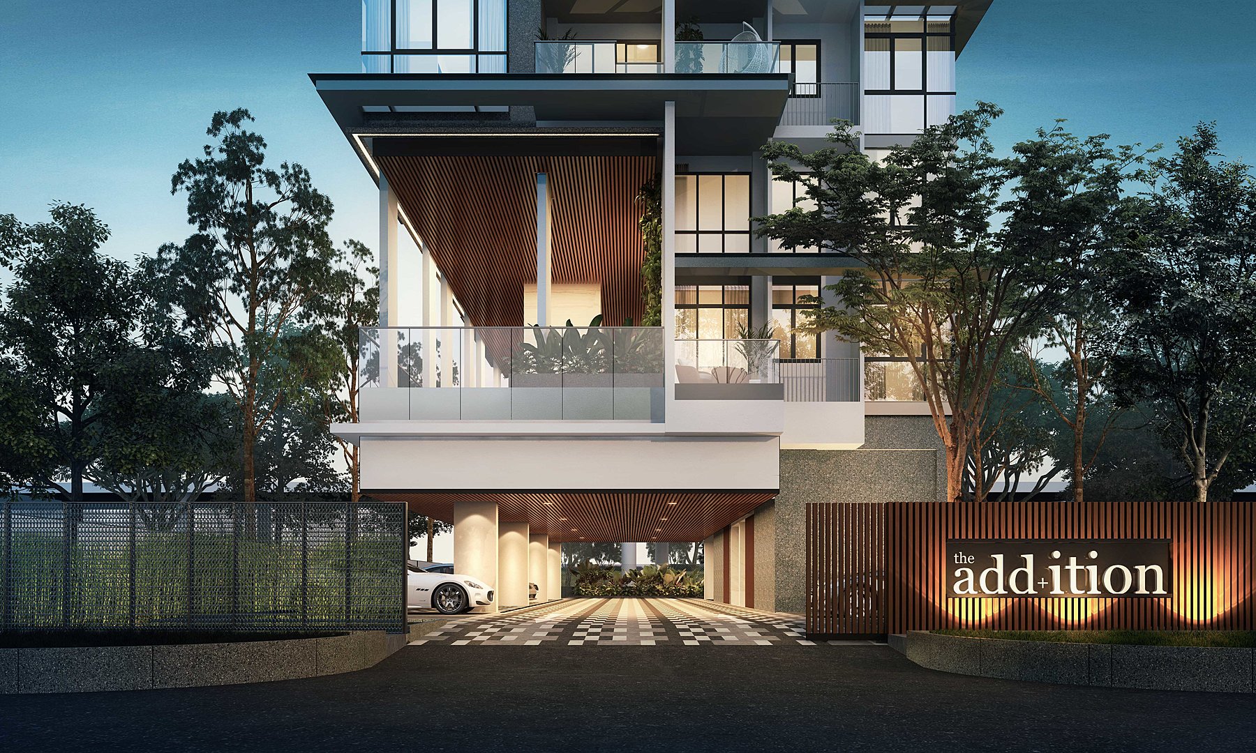 Freehold condo The Addition located at Meyappa Chettiar Road