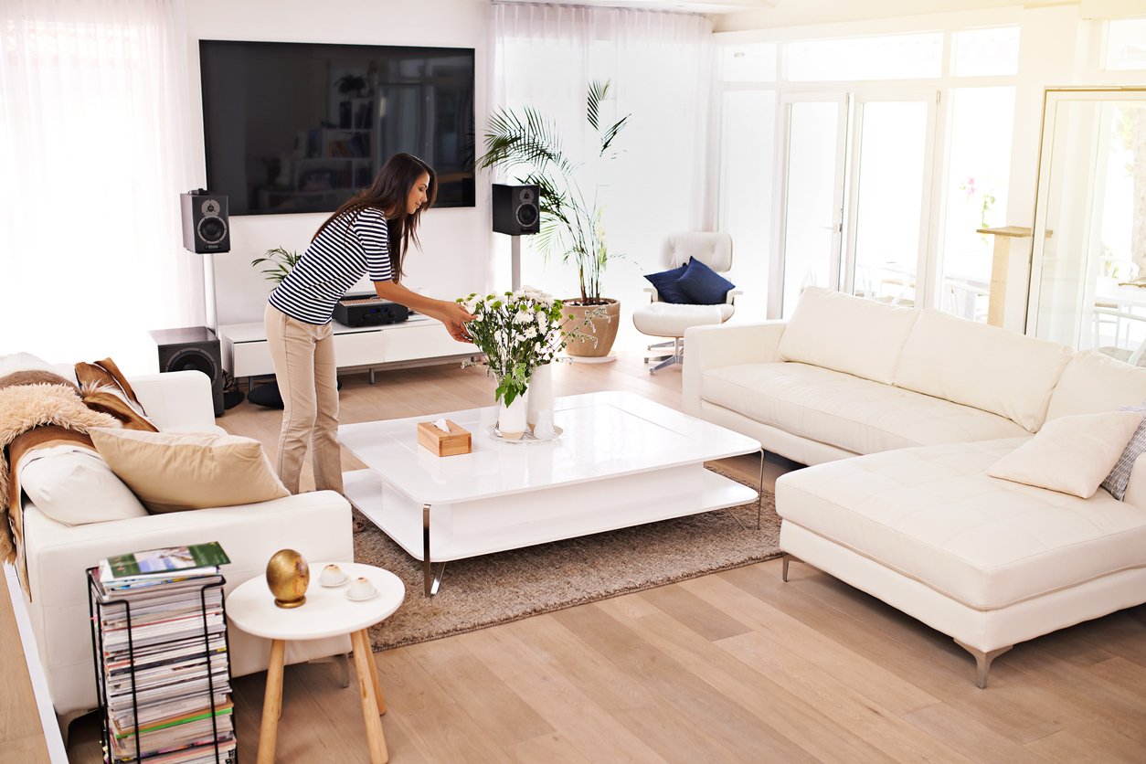 decluttering tidy house
