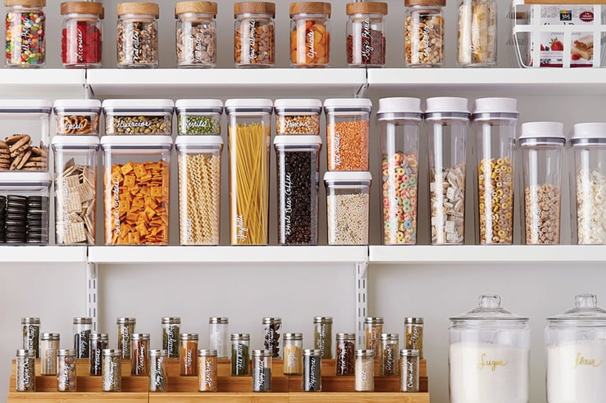 Decluttering storage organisation home