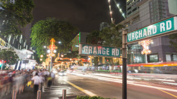 Junction of Orchard Road and Grange Road