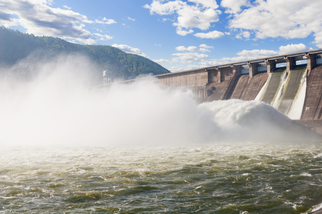 bursting dam