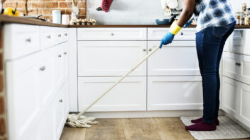 Mopping cleaning service to give the place a fresh new look