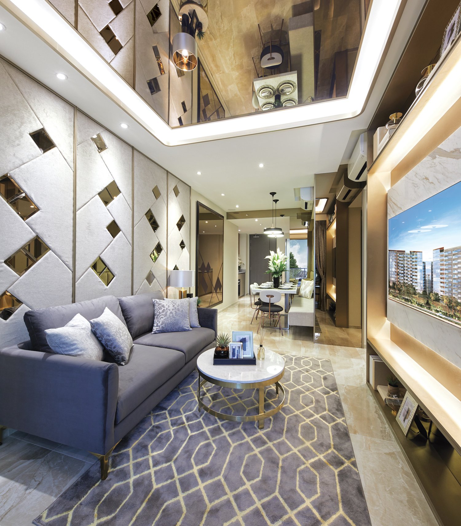 affinity at serangoon living and dining area