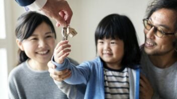 Kid getting house keys