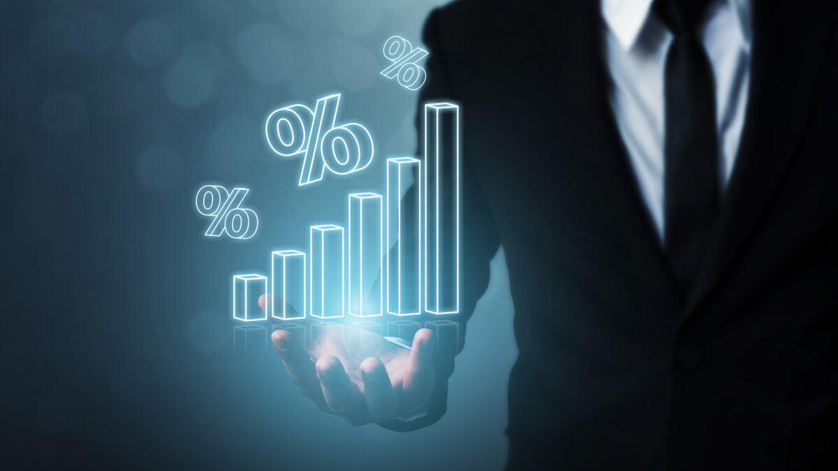 Man wholding interest rates