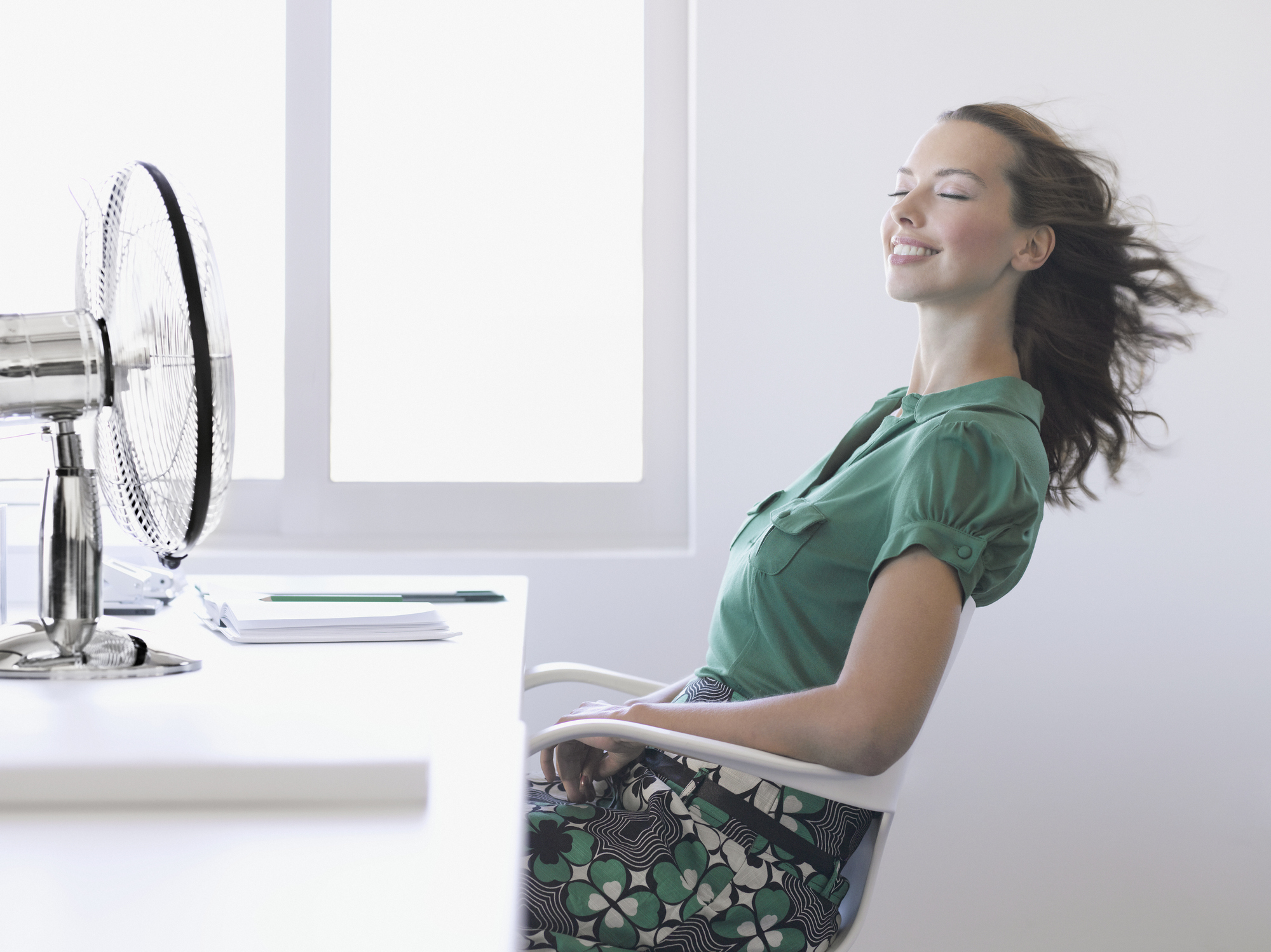 Installing a sizable working fan in the room.