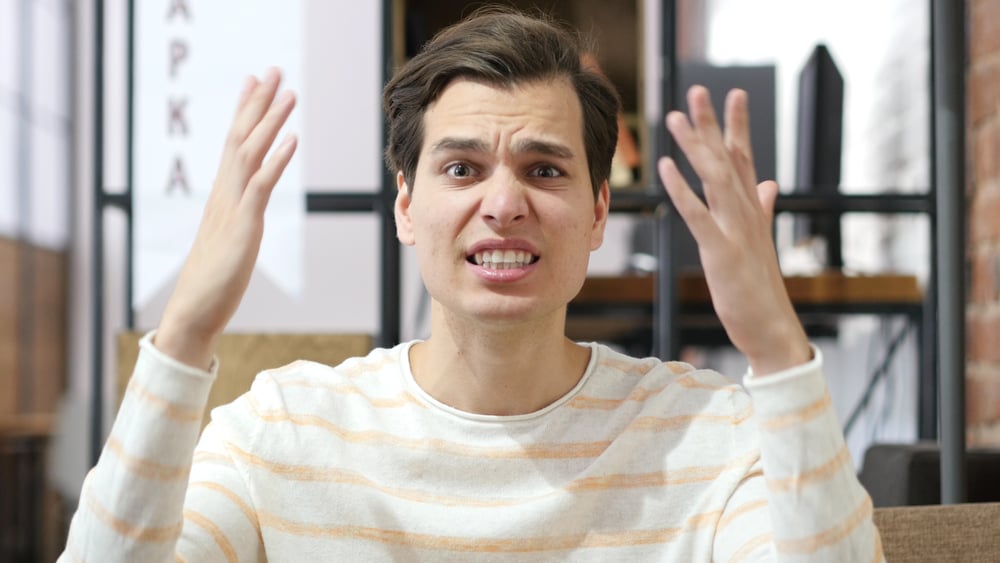 Angry man