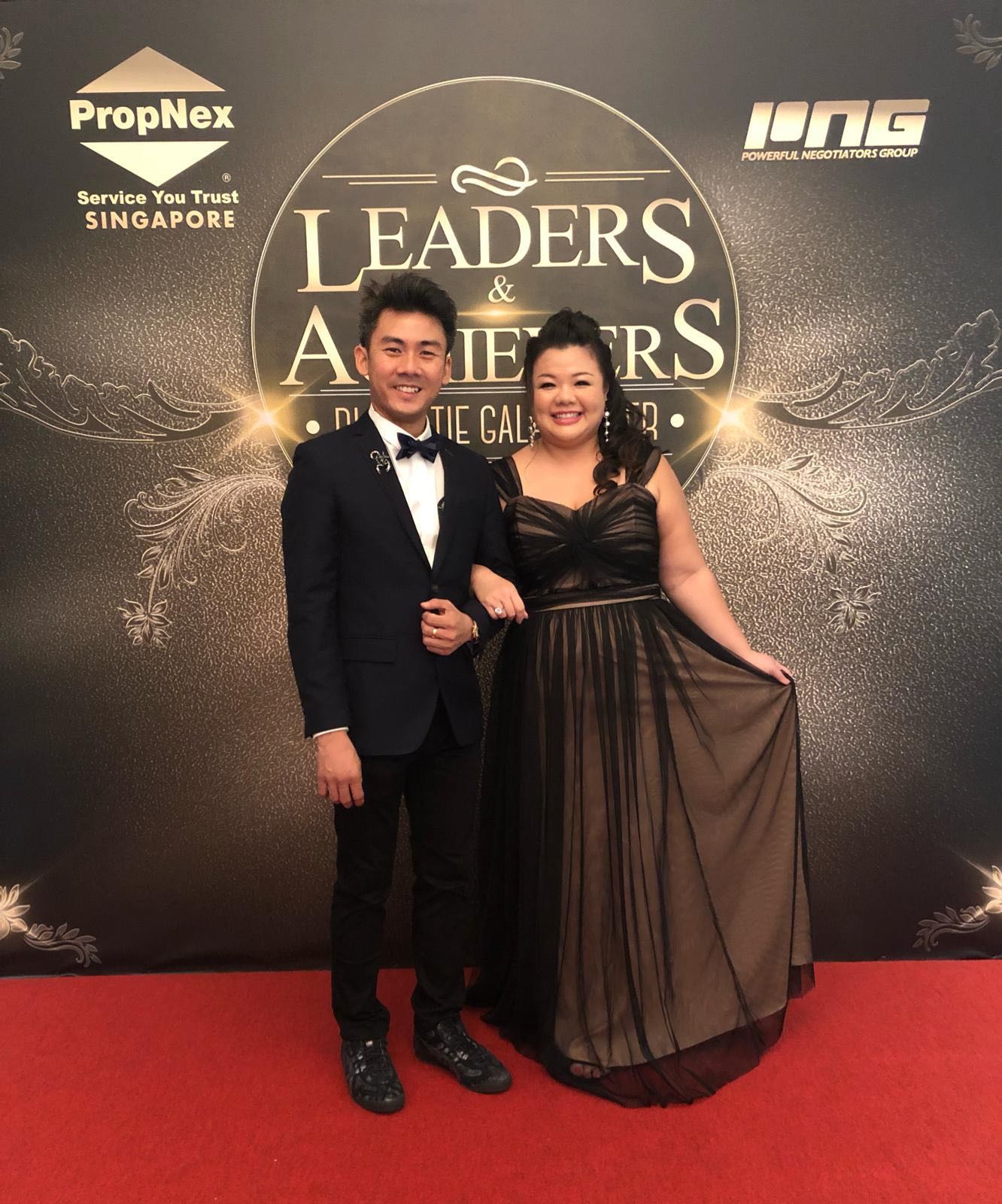 property agents shanel liew and kelvin