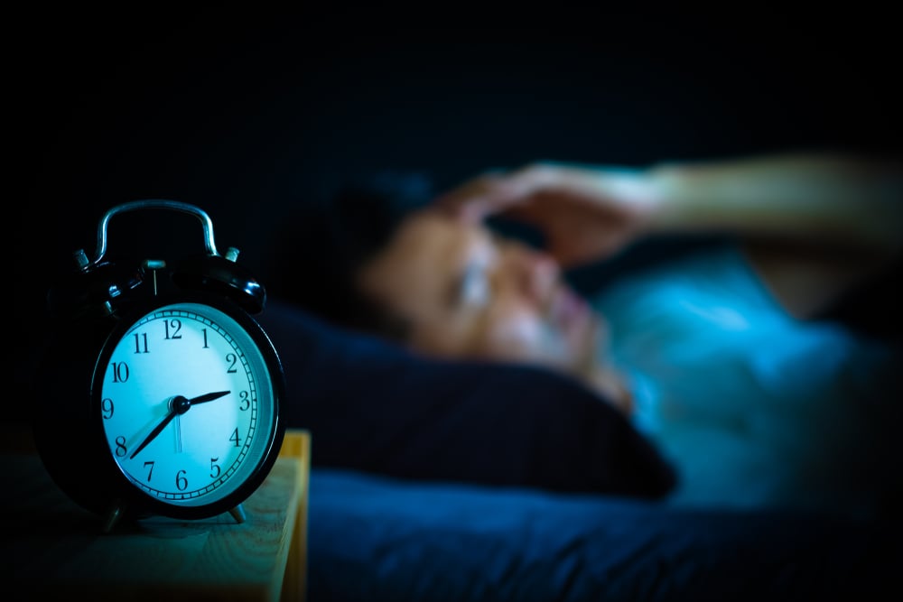 Sleeping next to a clock