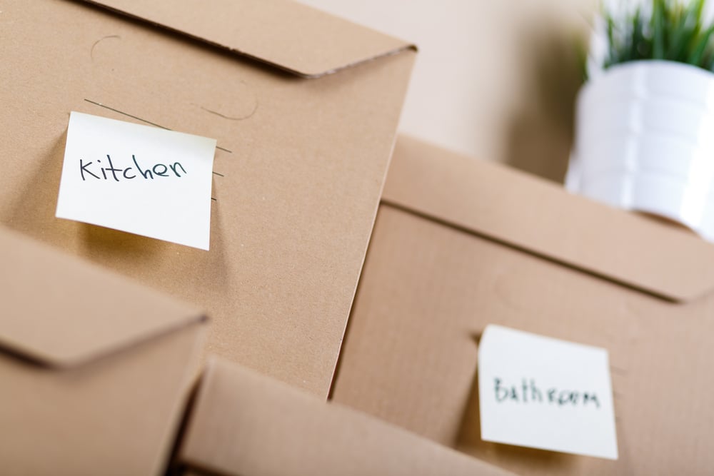Labelled boxes.