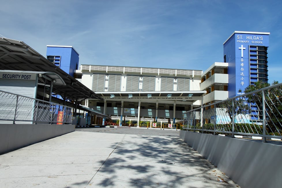 St. Hilda's Primary School main entrance.