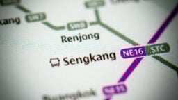Sengkang MRT map