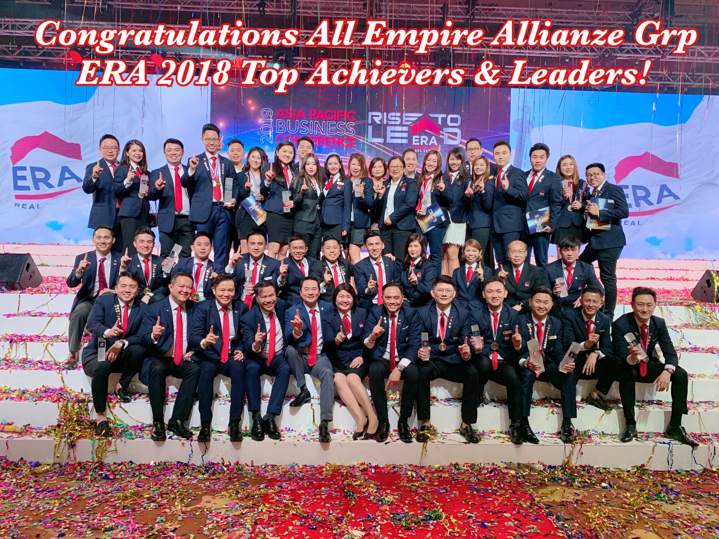 Empire Allianze Group's Top Achievers in ERA for 2018