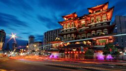 Time-laspe of Buddha Tooth Relic Temple