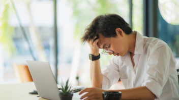 Man Stressed Over Finances