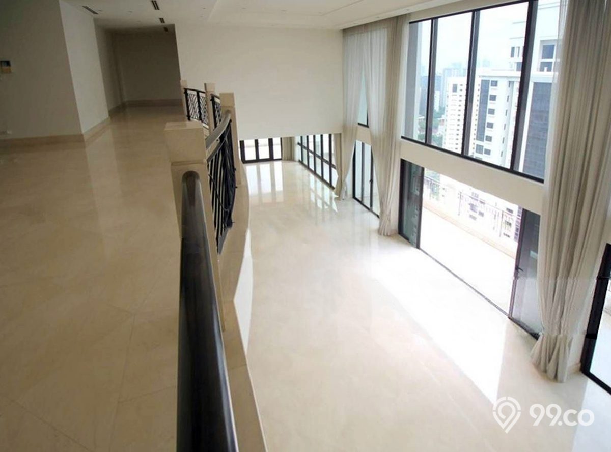 ardmore park penthouse upper level living room