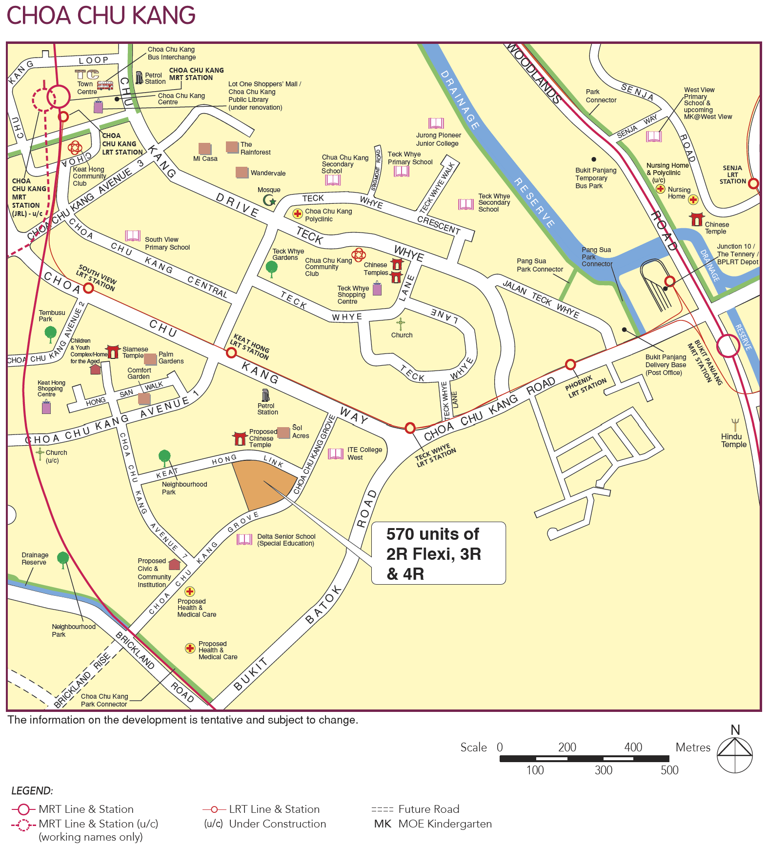 choa chu kang hdb bto august 2020 map