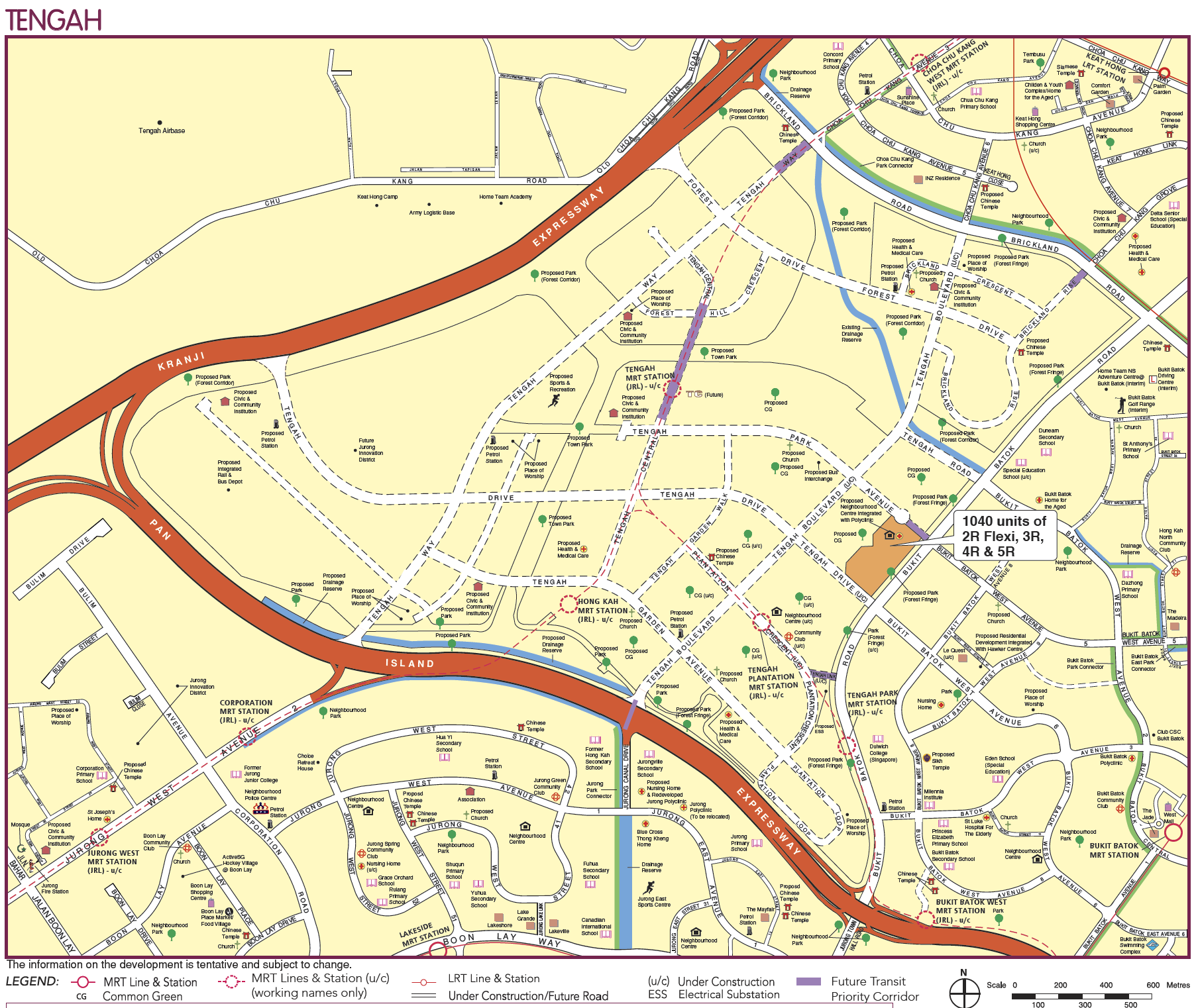 tengah hdb bto august 2020 map