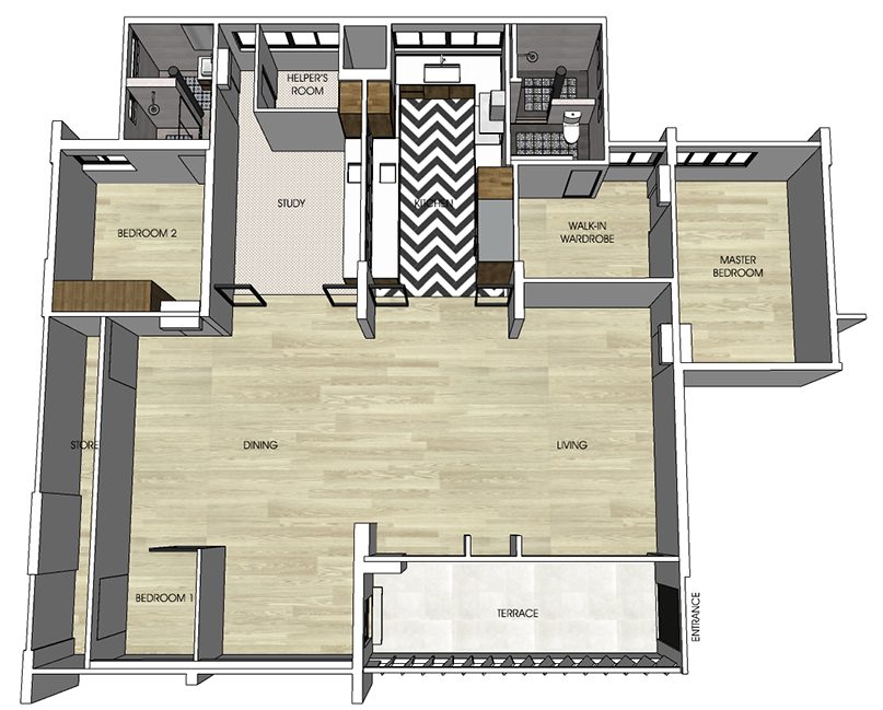 ang mo kio jumbo flat floor plan