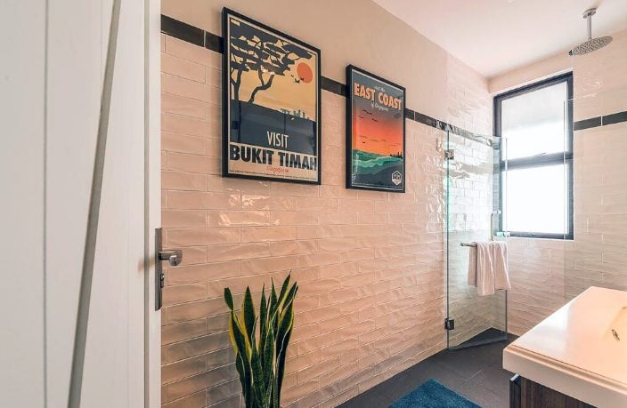 bathroom interior design posters Singapore