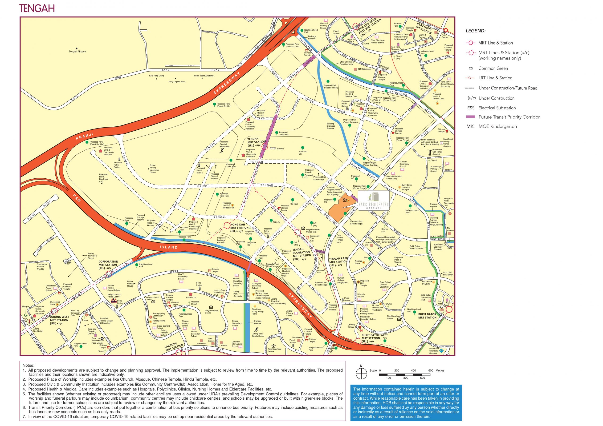 aug 2020 hdb bto map parc residences tengah