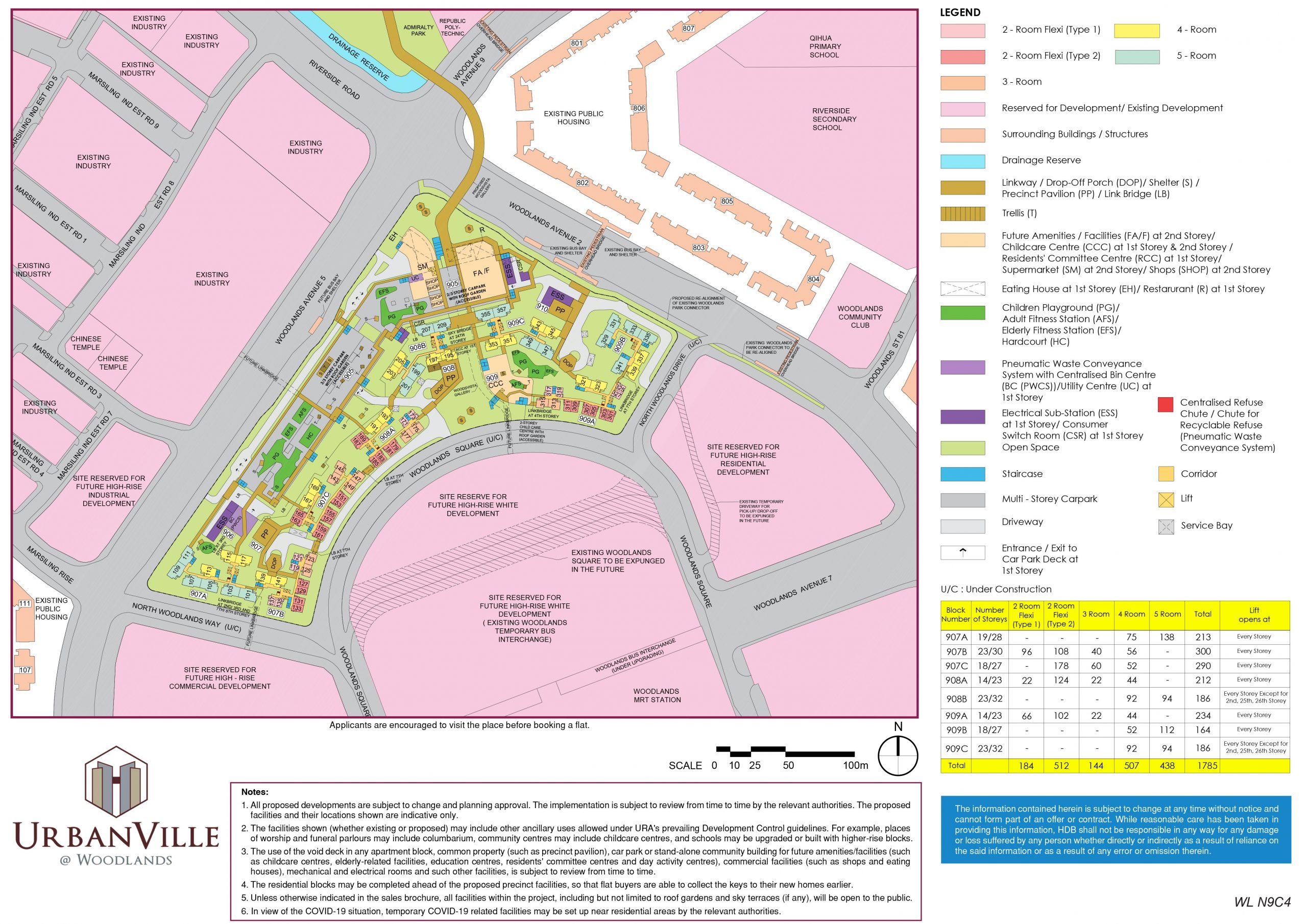 aug 2020 hdb bto site plan urbanville woodlands