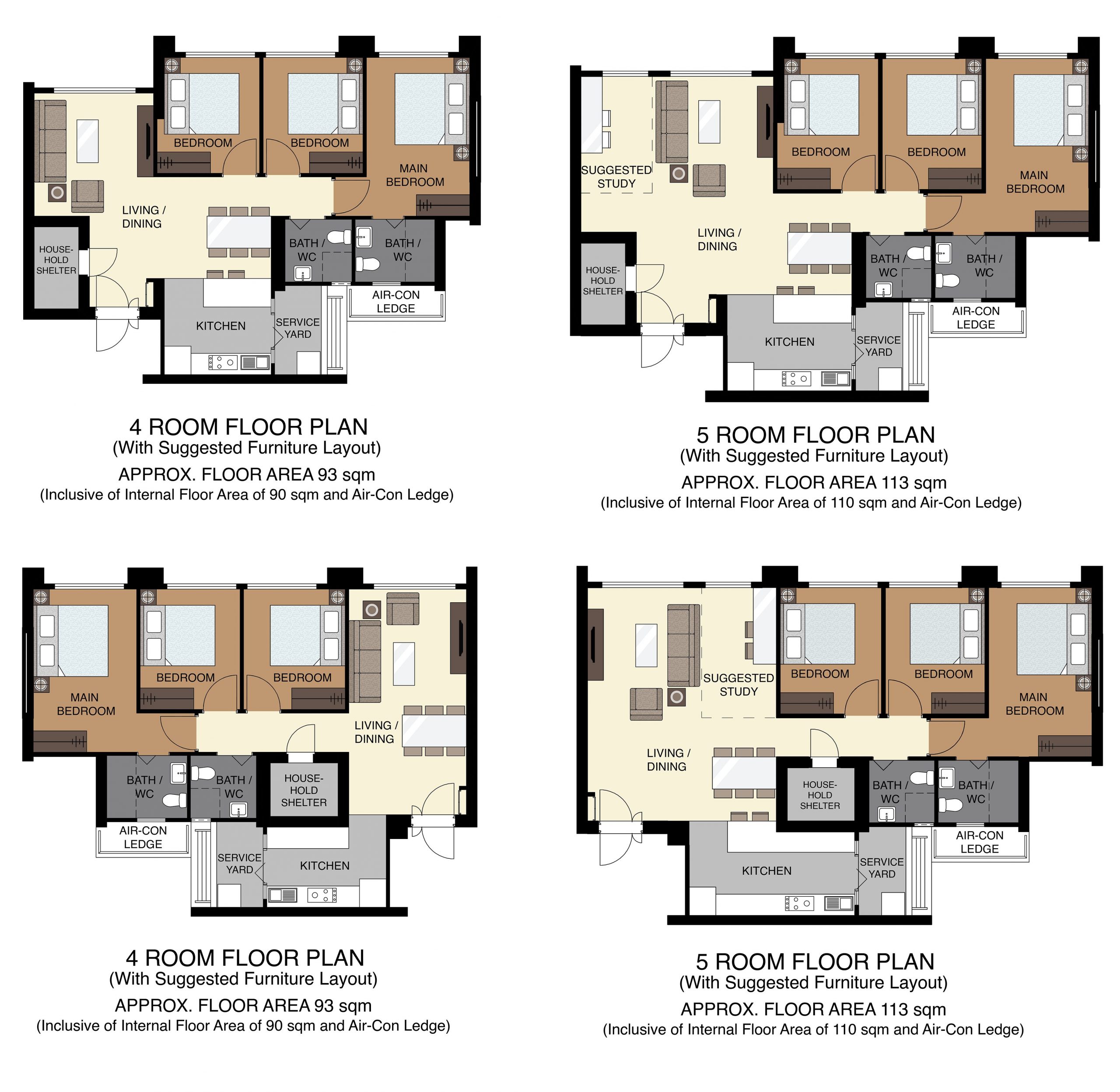 Bto Flat Floor Plan - Image to u