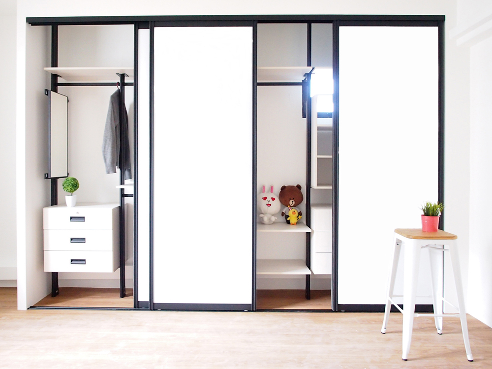 pole system wardrobe singapore