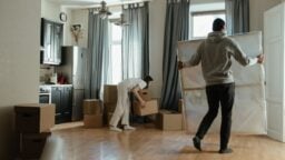 couple moving house