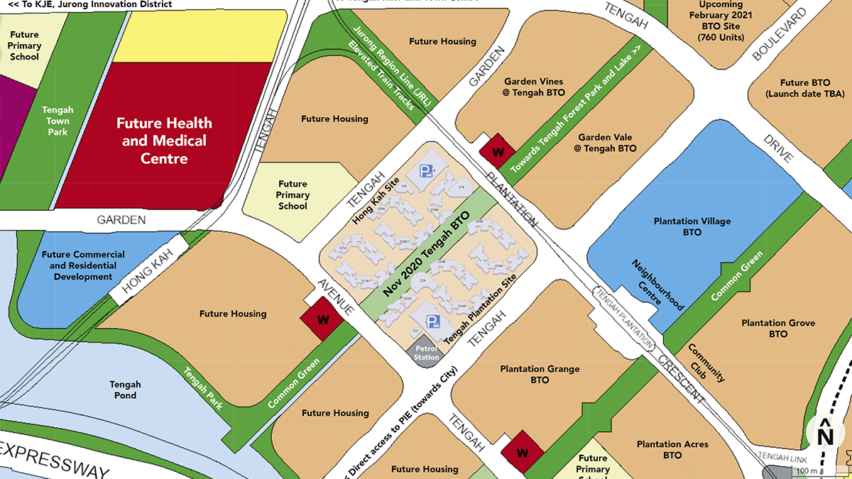 tengah bto ura master plan map fb