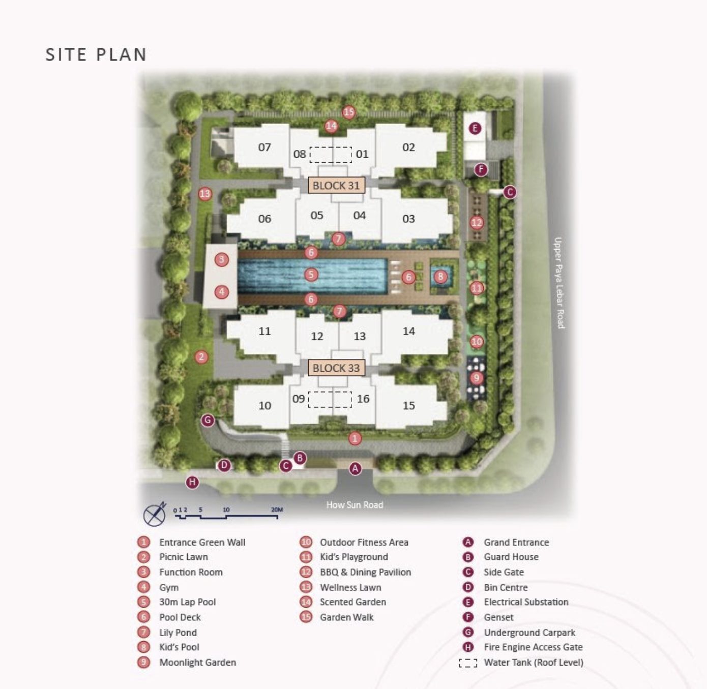 the lilium site plan