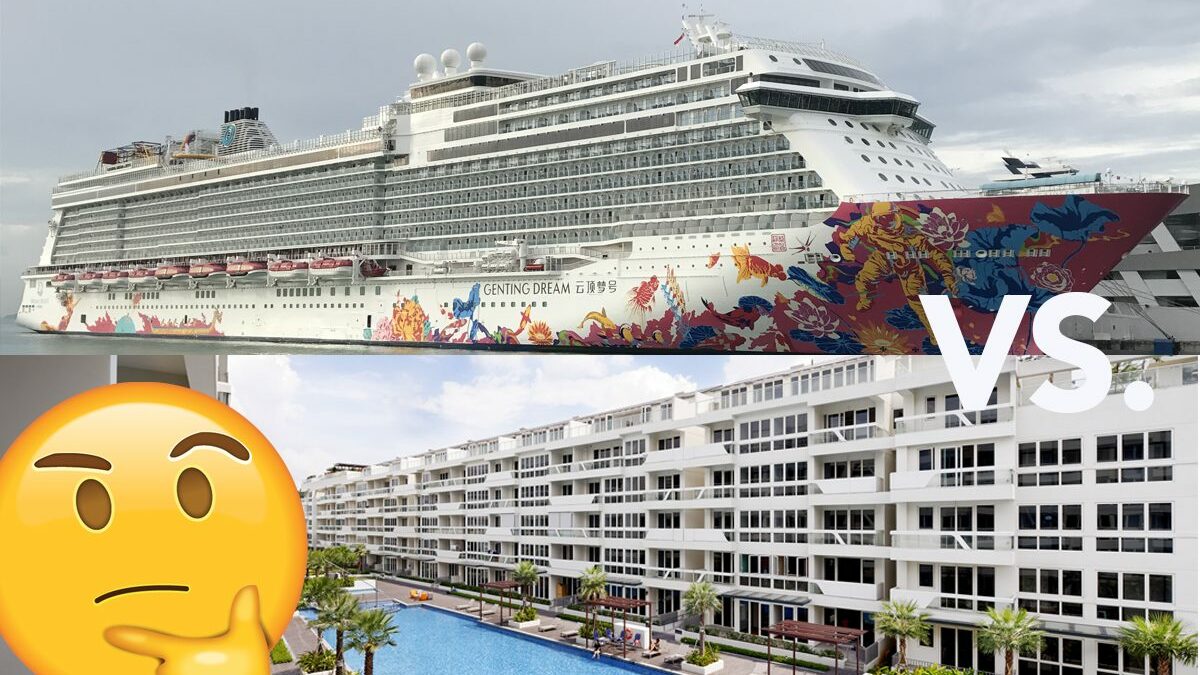 renting a condo holiday cruise to nowhere