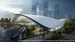 Artist's impression of the HSR terminus