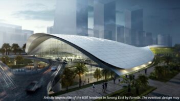 Artist's impression of the HSR terminus