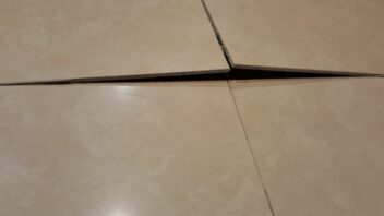 Tiles popping up in an HDB flat