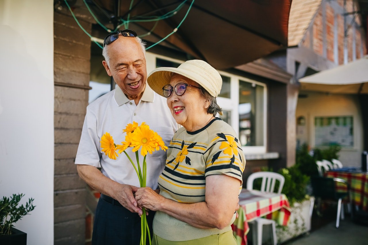 Elderly couple