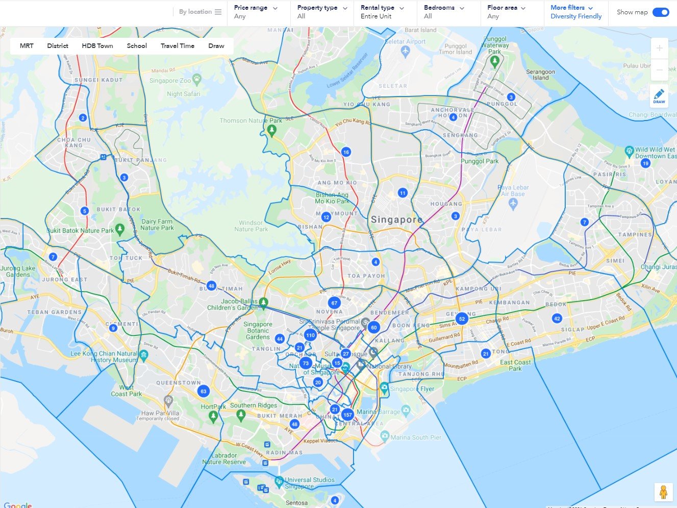 tenant rent diversity friendly landlord filter singapore map