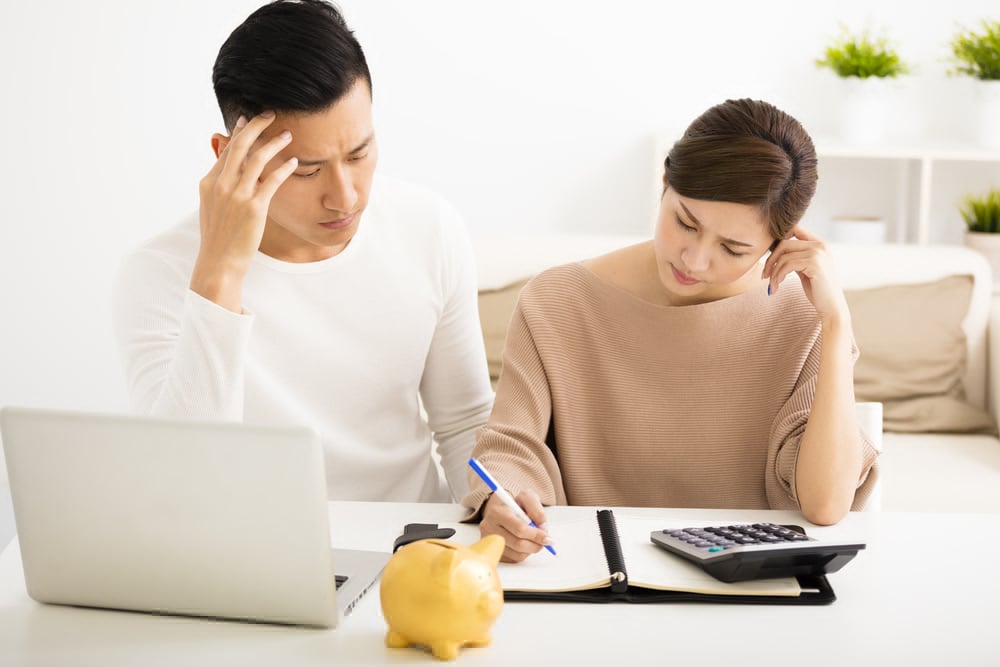 Couple stressing over the high cash over valuation