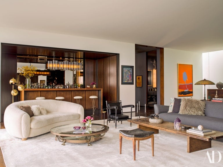 Jennifer Aniston's living room